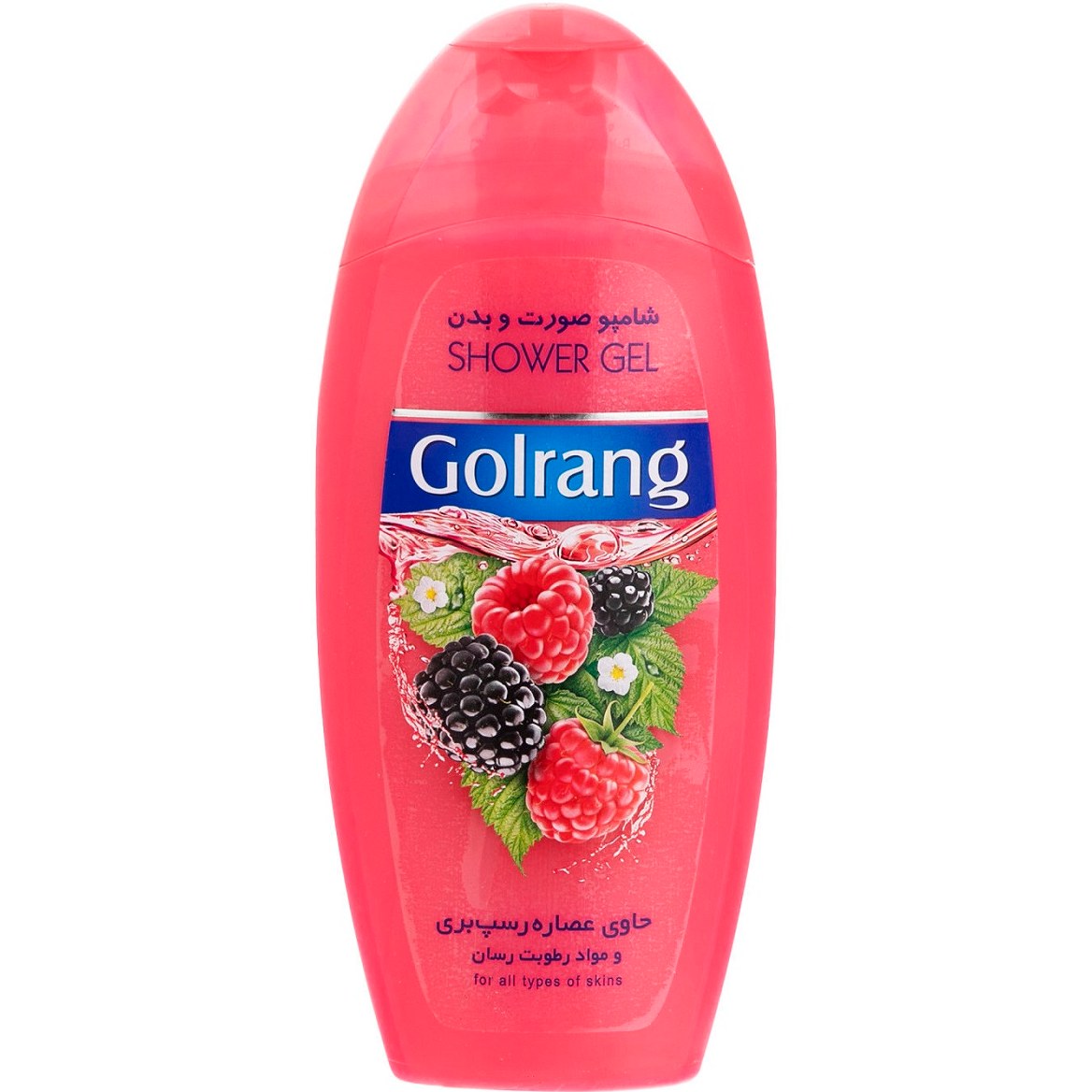 شامپو بدن کرمی گلرنگ رایحه رست بری حجم 400 ml