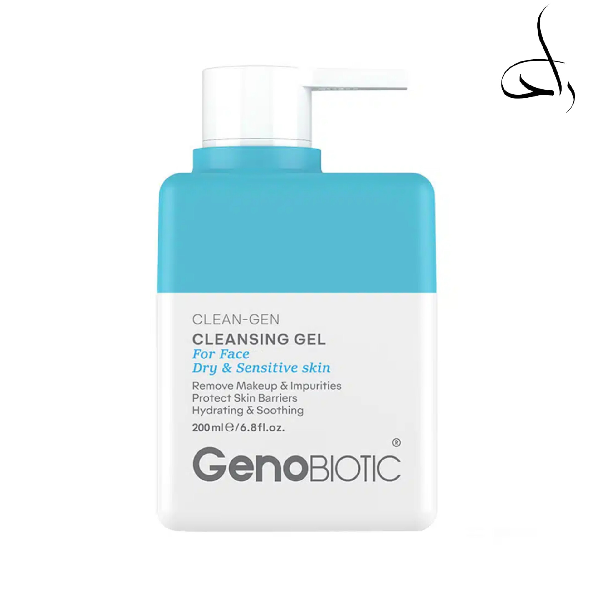 ژل شستشوی صورت پوست خشک و حساس ژنوبایوتیک