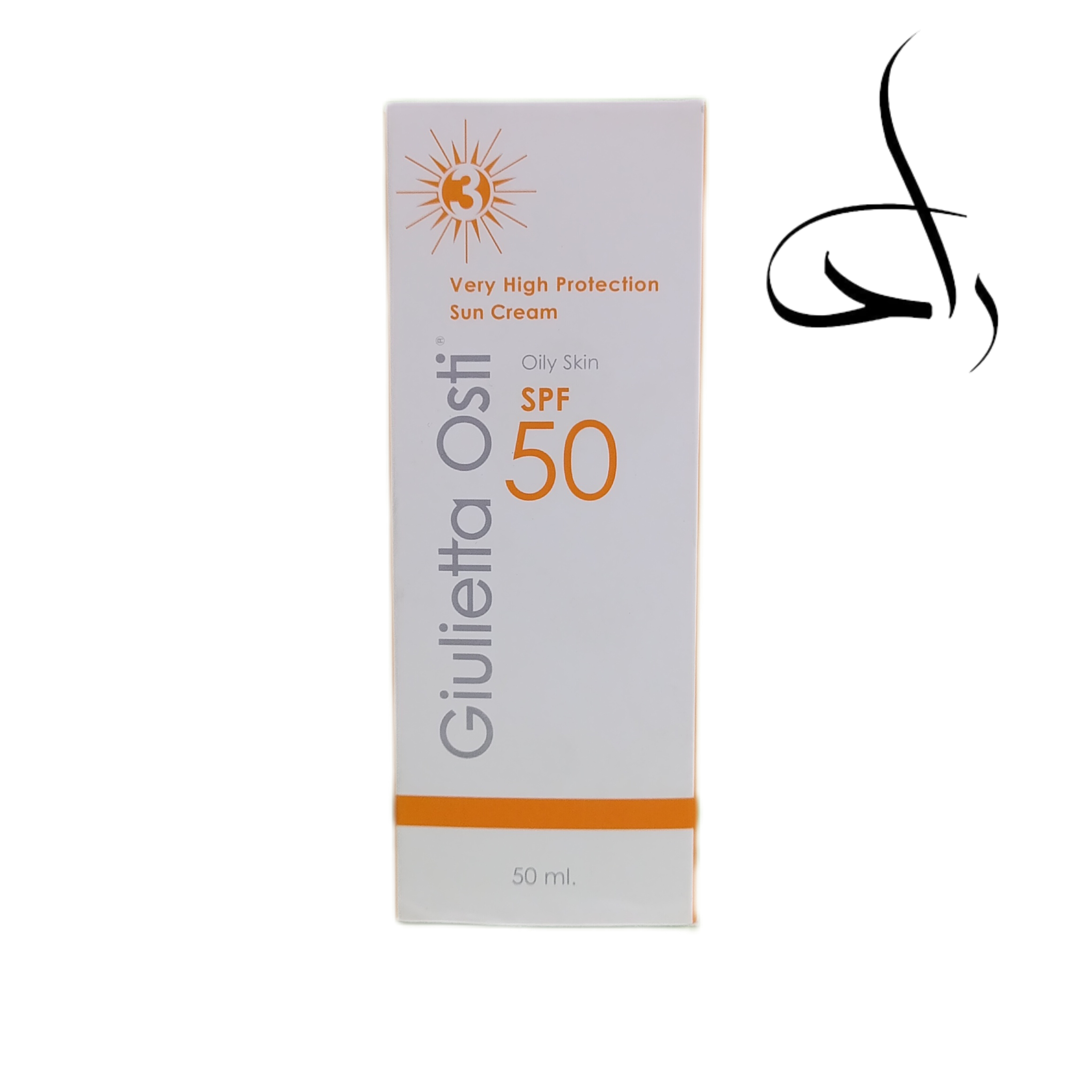 کرم ضد آفتاب SPF 50 بی رنگ مناسب پوست های چرب جولیتا اُستی 