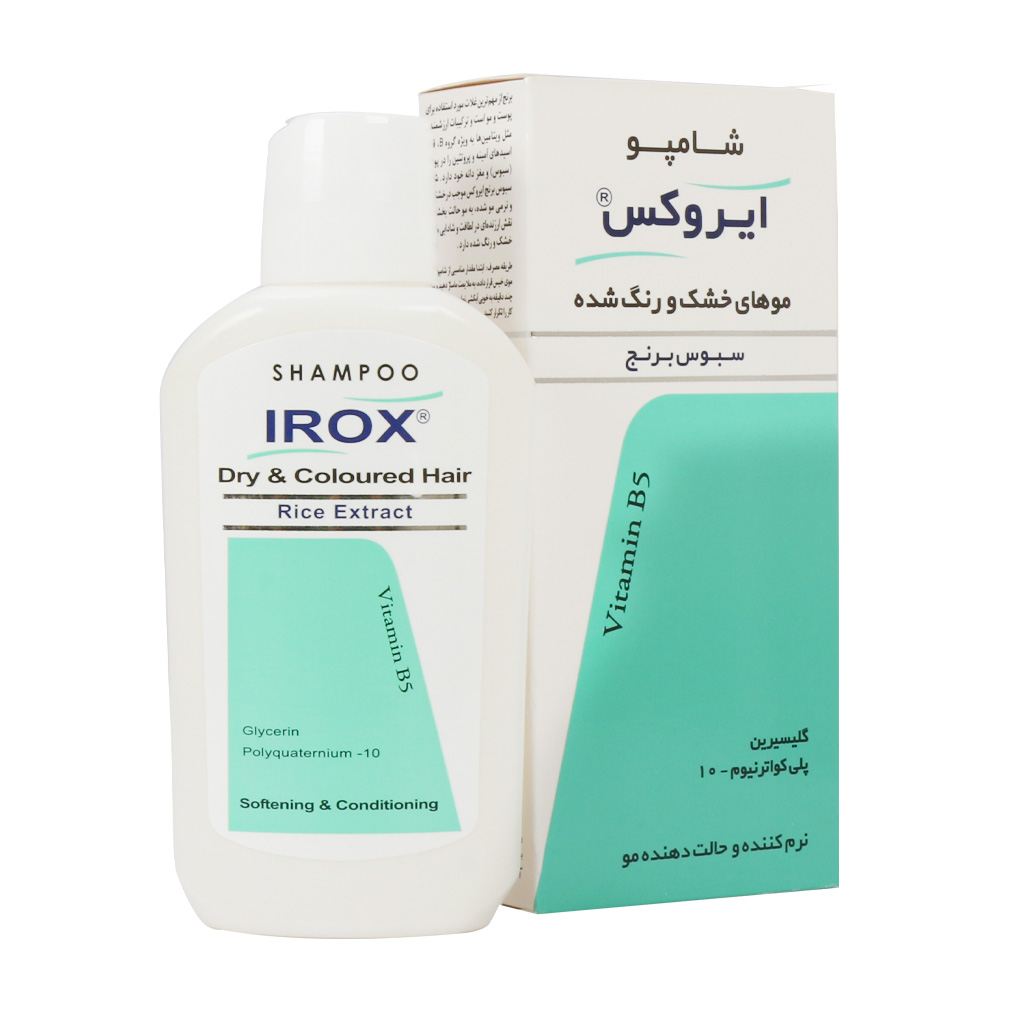 شامپو مو ایروکس سبوس برنج مدل Rice Extract حجم 200 ml