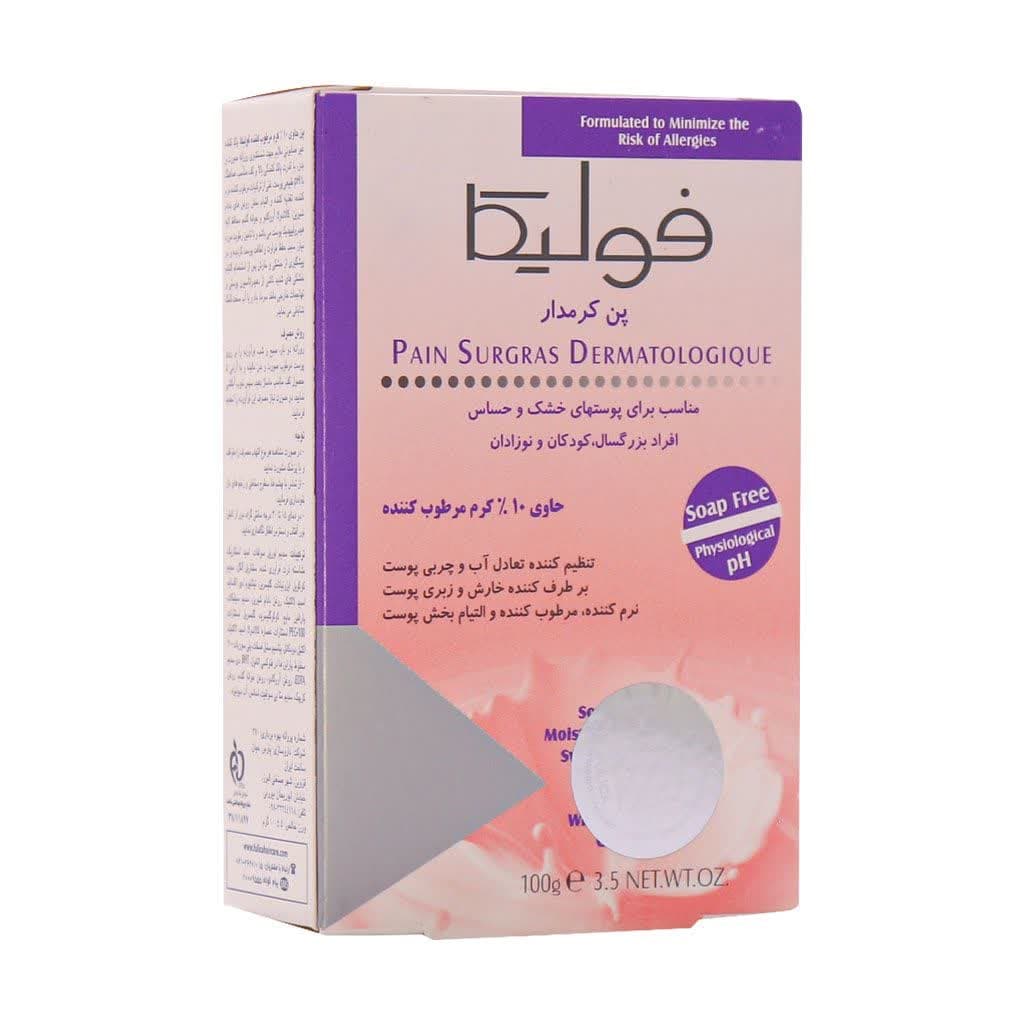 پن کرمدار فولیکا مخصوص پوست خشک و حساس 100 گرمی