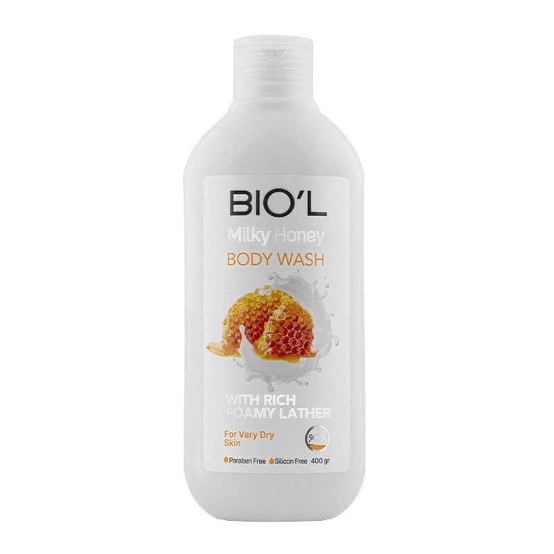 شامپو بدن کرمی بیول مدل Milky Honey حجم 400 ml