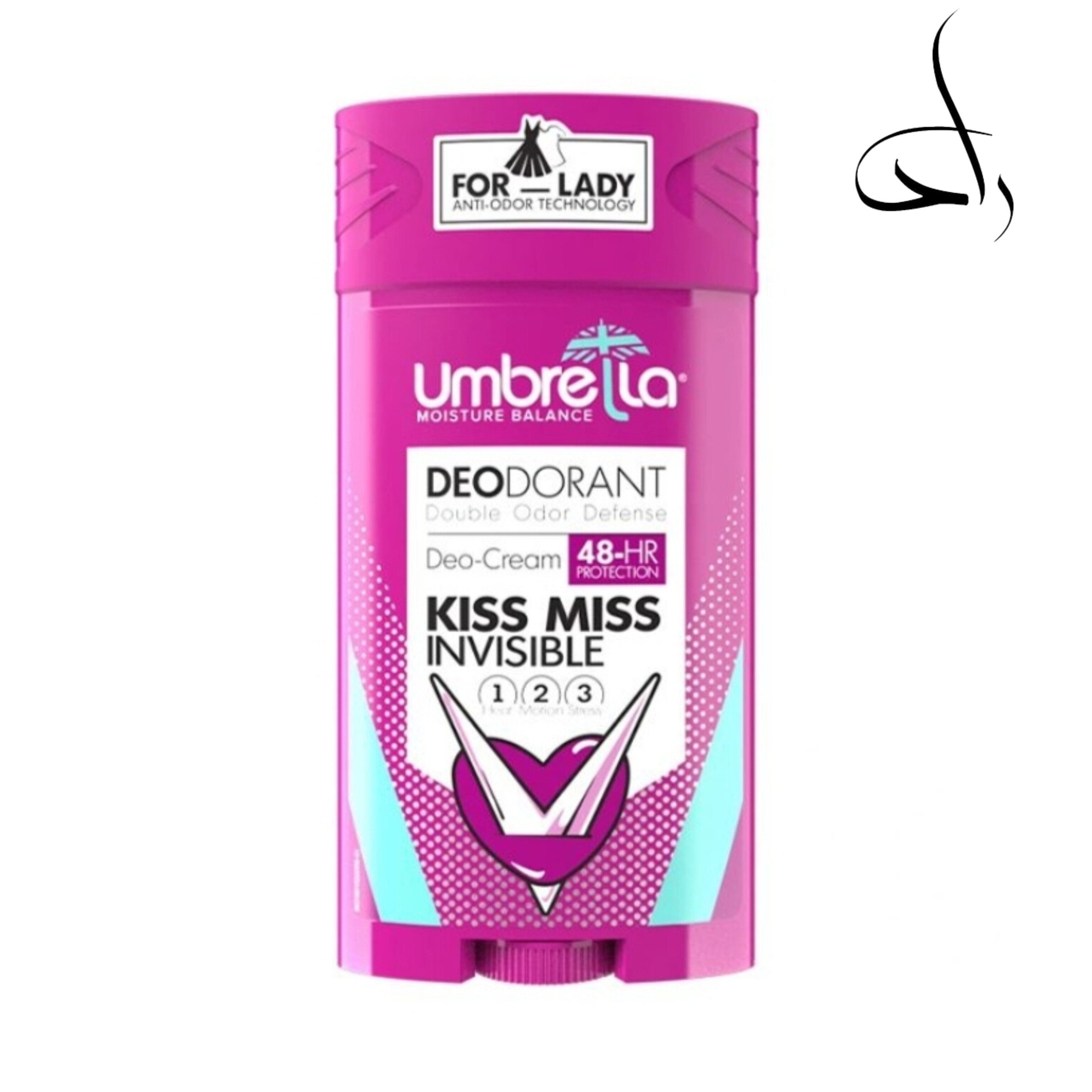 مام دئودورانت آمبرلا invisible زنانه استیکی مدل کیس میس KISS MISS حجم 90ml