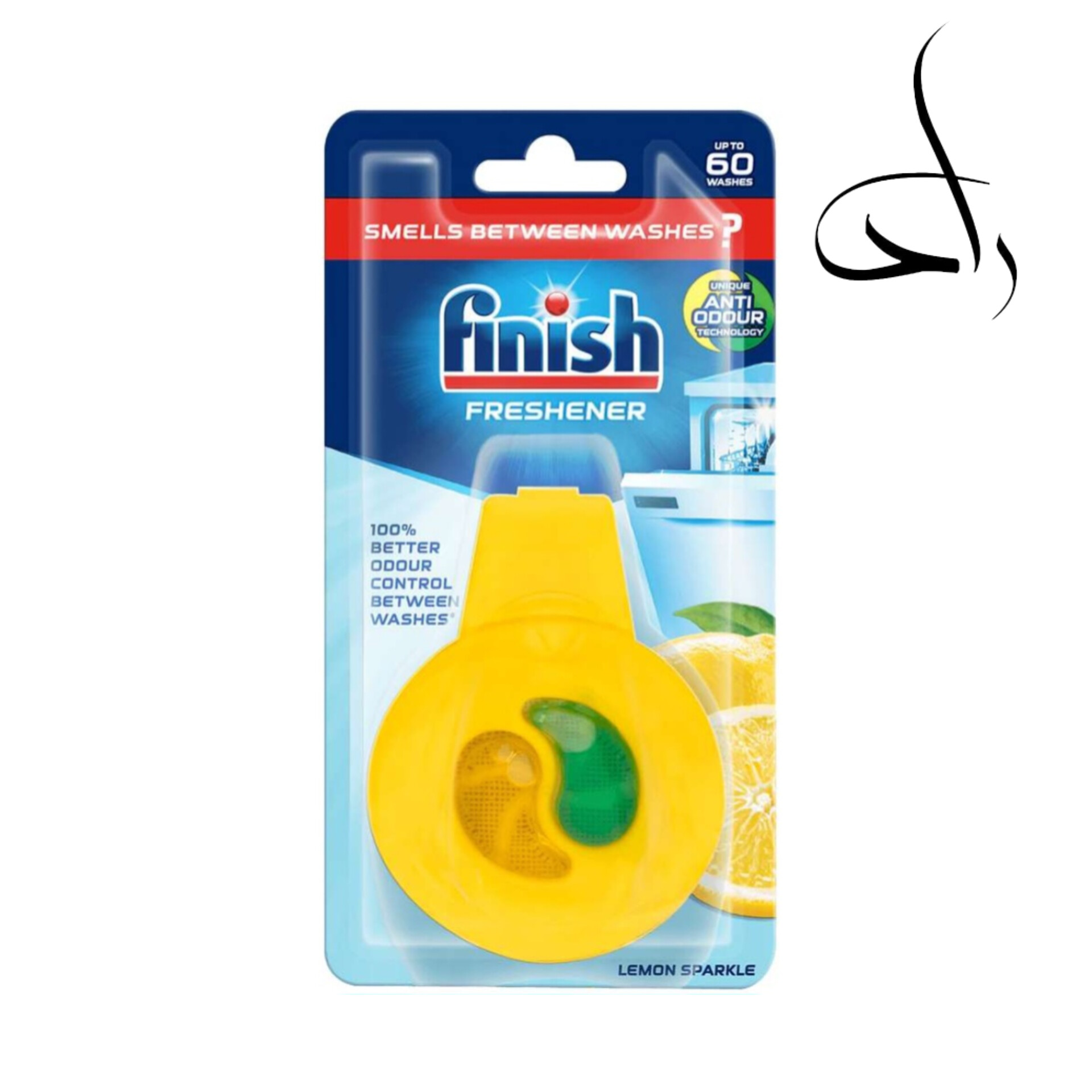 بوگیر ماشین ظرفشویی فینیش Finish رایحه لیمو