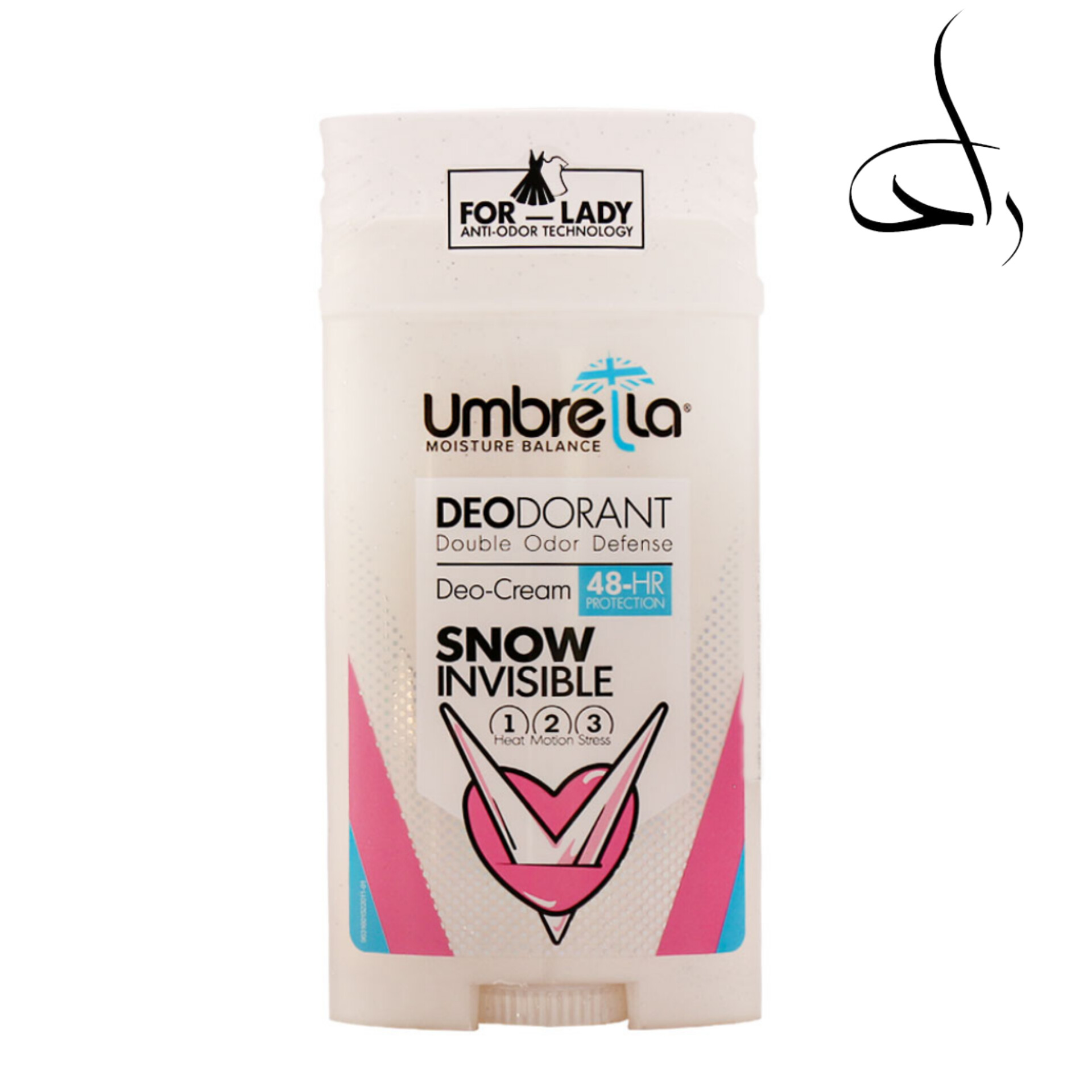 مام دئودورانت invisible آمبرلا زنانه استیکی مدل اسنو SNOW حجم 90ml