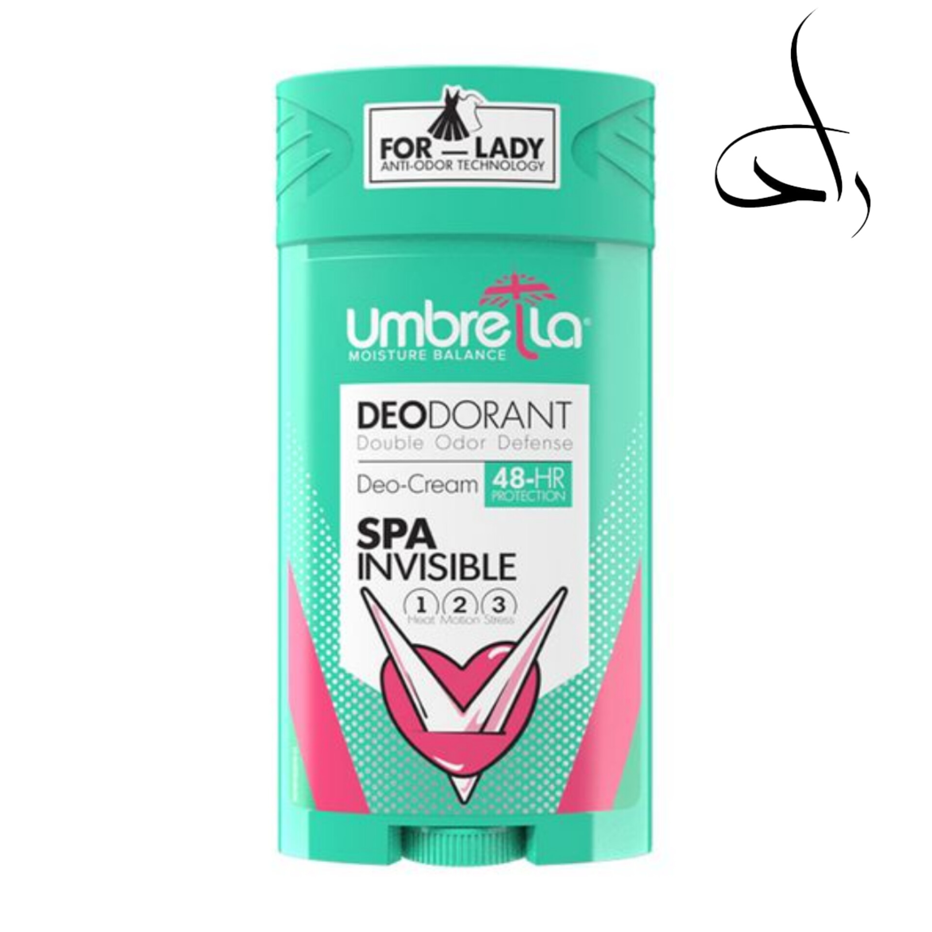 مام دئودورانت آمبرلا invisible زنانه استیکی مدل اسپا SPA سبز حجم 90 میل