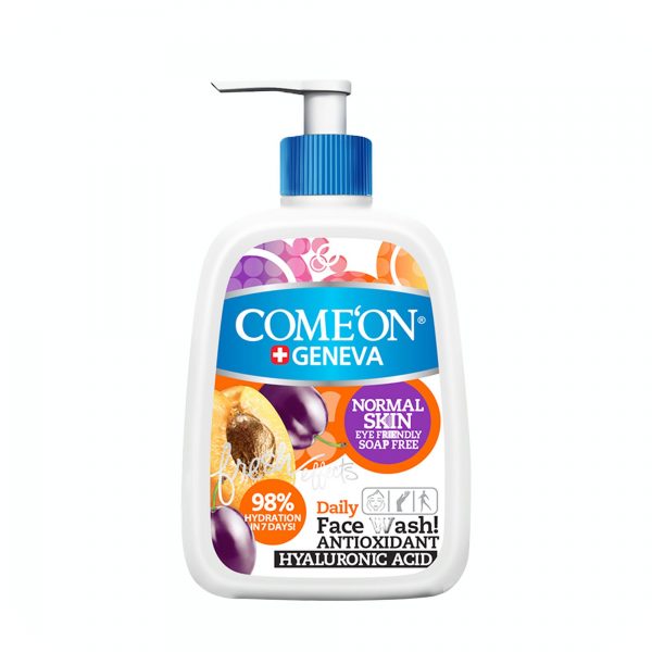 ژل شست و شوی صورت کامان مخصوص پوست معمولی حجم 500 ml