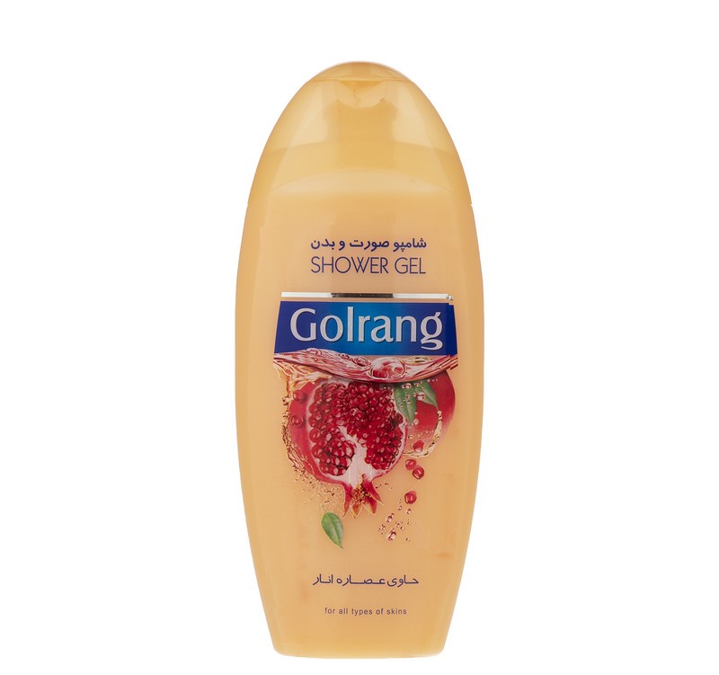 شامپو بدن کرمی گلرنگ رایحه انار حجم 400 ml
