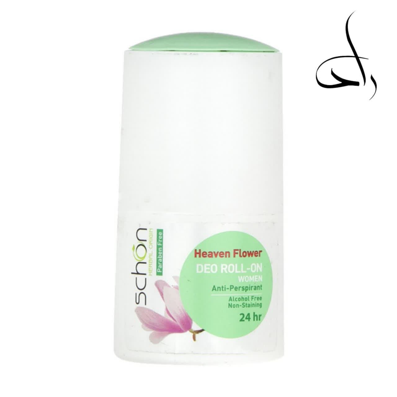 مام رول ضد تعریق زنانه شون مدل هون فلاور Heaven Flower حجم 50 ml