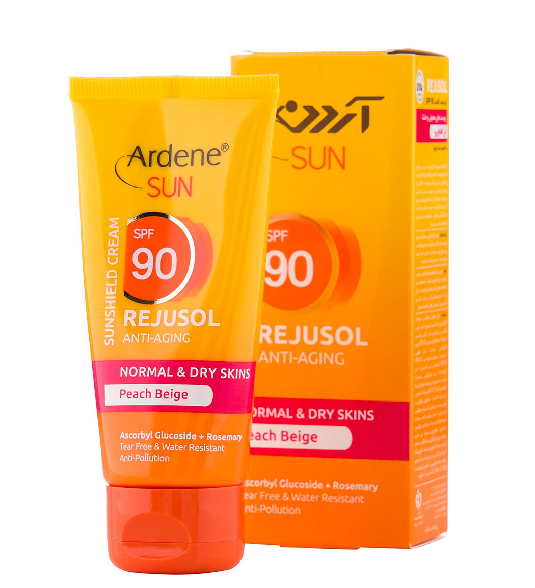 کرم ضد آفتاب آردن رنگی SPF90 رنگ بژ هلویی